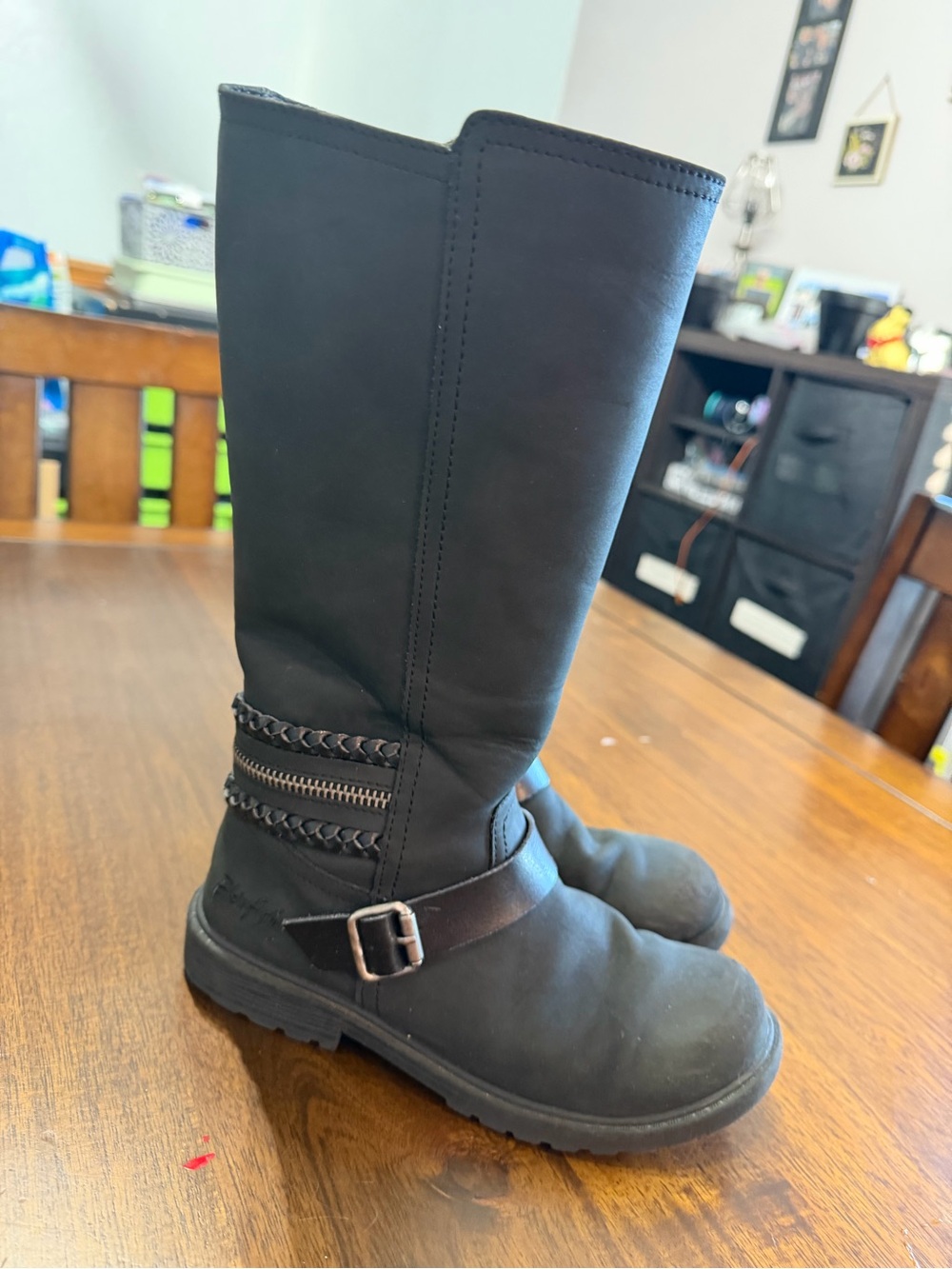 Blowfish Black girls Mid-Calf Buckle Boots